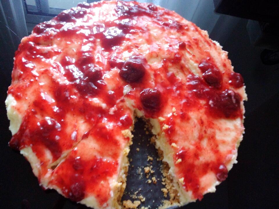 Cheececake φράουλας