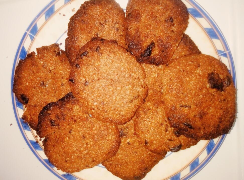 Chocolate cookies βουτύρου βρώμης