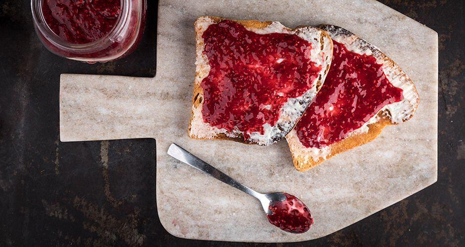 Μαρμελάδα raspberry χωρίς βράσιμο (1 μονάδα)
